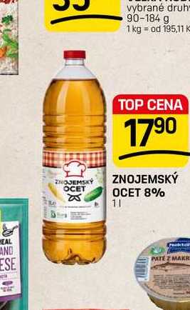 ZNOJEMSKÝ OCET 8% 1l