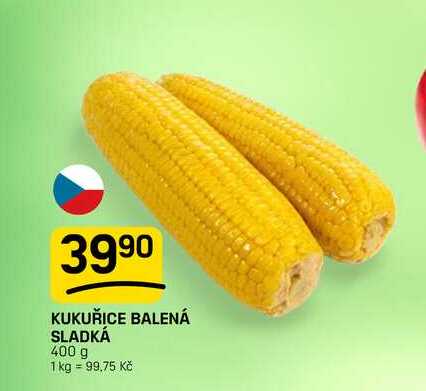 KUKUŘICE BALENÁ SLADKÁ 400 g 