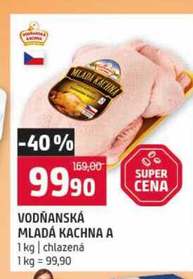 VODŇANSKÁ MLADÁ KACHNA A 1 kg chlazená