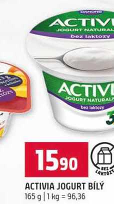 ACTIVIA JOGURT BÍLÝ 165 g