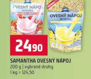 SAMANTHA OVESNÝ NÁPOJ 200 g vybrané druhy