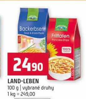 LAND-LEBEN 100 g vybrané druhy