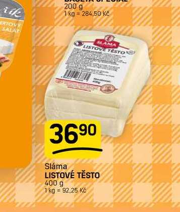 LISTOVÉ TĚSTO 400 g