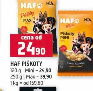 HAF PIŠKOTY 120 g Mini 250 g Max 