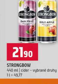 STRONGBOW 440 ml cider vybrané druhy