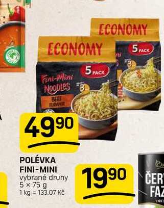 POLÉVKA FINI-MINI vybrané druhy 5x75g