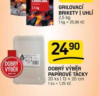 DOBRÝ VÝBĚR PAPÍROVÉ TÁCKY 20 ks 13 x 20 cm