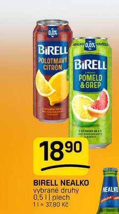 BIRELL NEALKO vybrané druhy 0,5 || plech