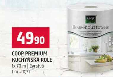 COOP PREMIUM KUCHYŇSKÁ ROLE 1x 70 m 2vrstvá