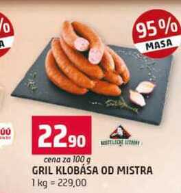 GRIL KLOBÁSA OD MISTRA 100g