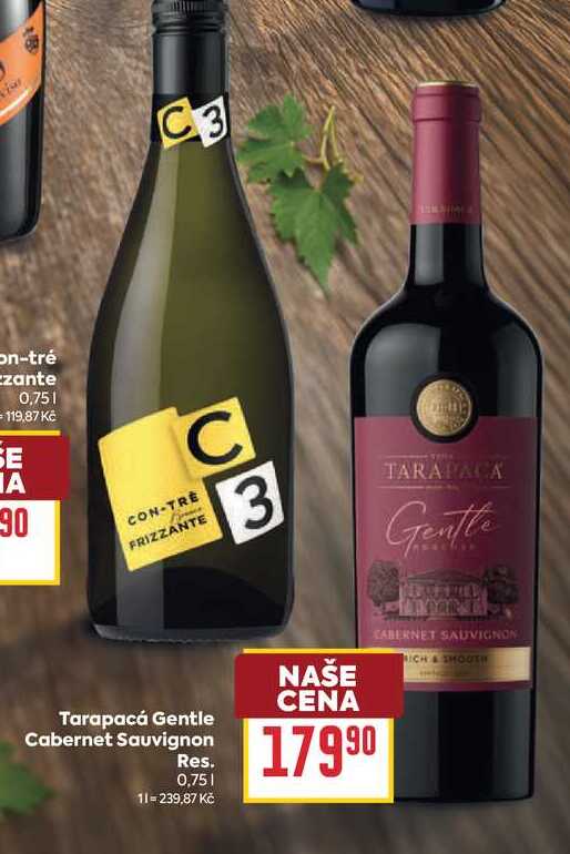 Tarapacá Gentle Cabernet Sauvignon Res. 0,75l