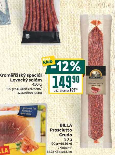 Kroměřížský speciál Lovecký salám 450 g