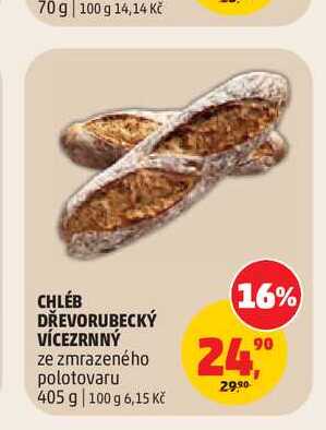 CHléb dřevorubecký vícezrnný 405g