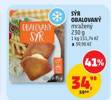 SÝR OBALOVANÝ mražený 230 g