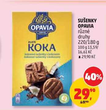 SUŠENKY OPAVIA různé druhy 220/180 g 