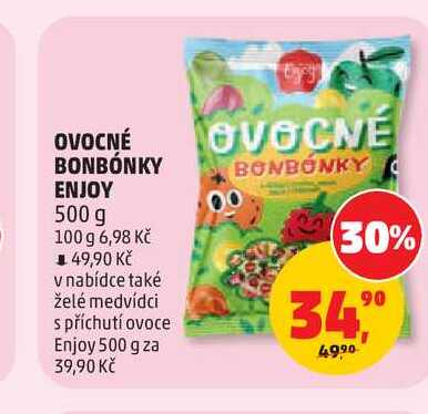 OVOCNÉ BONBÓNKY ENJOY 500 g