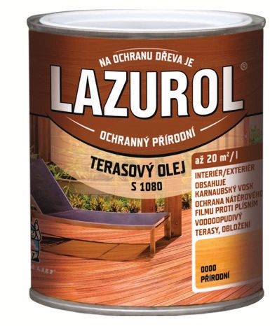 LAZUROL olej terasový S1080 0,75