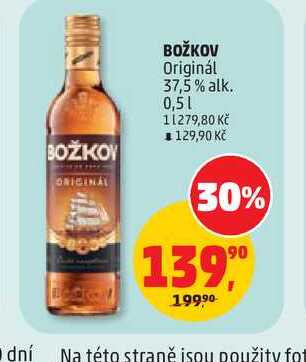 BOŽKOV originál 37,5% 0,5l