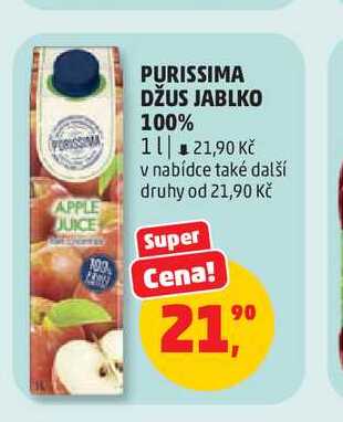 PURISSIMA DŽUS JABLKO 100% 1l