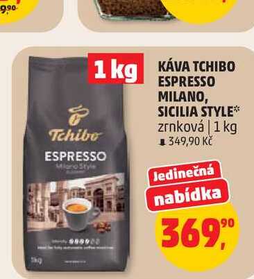 KÁVA TCHIBO ESPRESSO ESPRESSO MILANO, SICILIA STYLE* zrnková | 1 kg