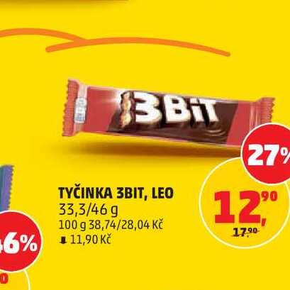 TYČINKA 3BIT, LEO 33,3/46 g