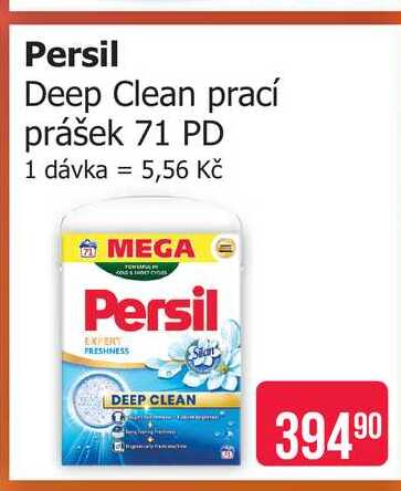Persil Deep Clean prací prášek 71 PD