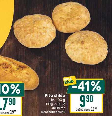 Pita chléb 1ks, 100 g