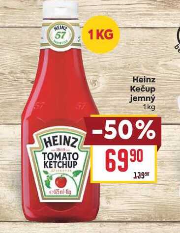 Heinz Kečup jemný 1kg
