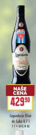 Legendario Elixir de Cuba 0,7l