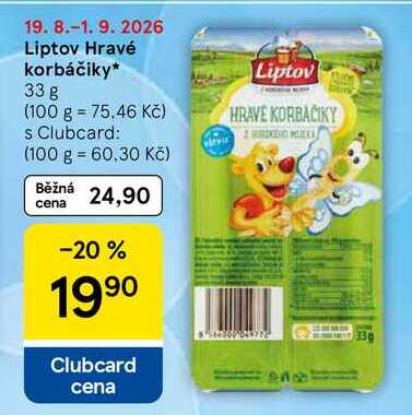 Liptov Hravé korbáčiky, 33 g