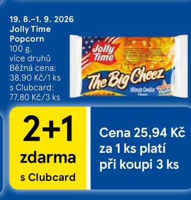 Jolly Time Popcorn, 100 g