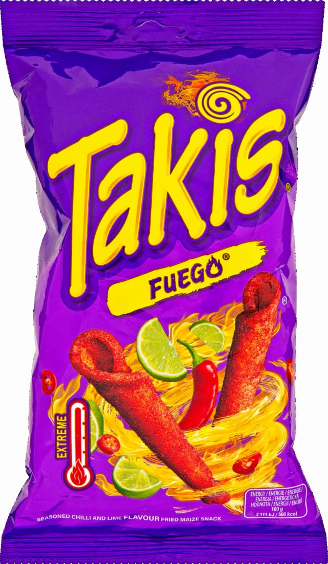 TAKIS Fuego chilli a limetka