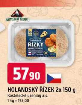 HOLANDSKÝ ŘÍZEK 2x 150 g