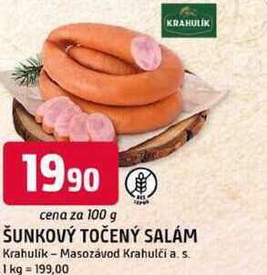 ŠUNKOVÝ TOČENÝ SALÁM 100g