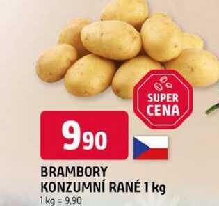BRAMBORY KONZUMNÍ RANÉ 1 kg