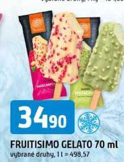 FRUITISIMO GELATO 70 ml