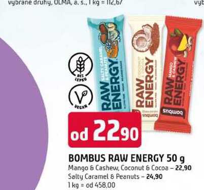 BOMBUS RAW ENERGY 50 g