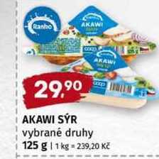 RANKO AKAWI SÝR vybrané druhy 125 g