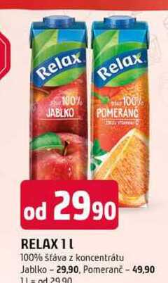 RELAX 1l 100% šťáva z koncentrátu