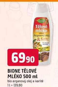 BIONE TĚLOVÉ MLÉKO 500 ml