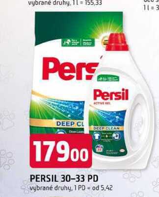PERSIL 30-33 PD vybrané druhy