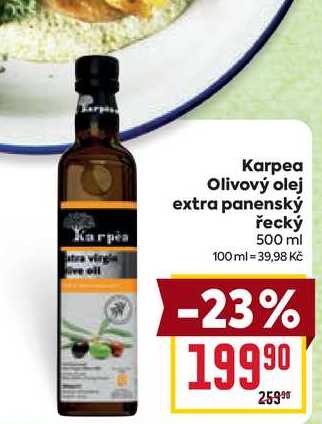 Karpea Olivový olej extra panenský řecký 500 ml
