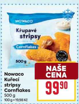 Nowaco Kuřecí stripsy Cornflakes 500 g