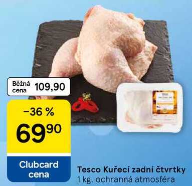 Tesco Kuřecí zadní čtvrtky, 1 kg