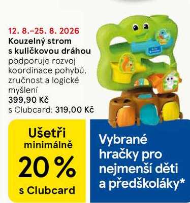 Kouzelný strom s kuličkovou dráhou, podporuje rozvoj koordinace pohybů. zručnost a logické myšlení