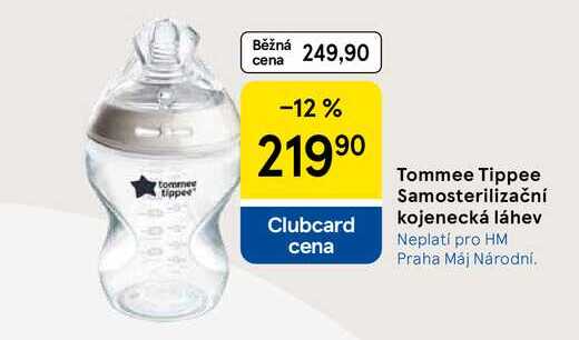 Tommee Tippee Samosterilizační kojenecká láhev 