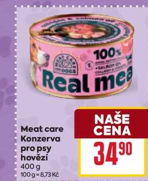 Meat care Konzerva pro psy hovězí 400 g