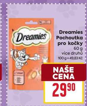 Dreamies Pochoutka pro kočky 60 g