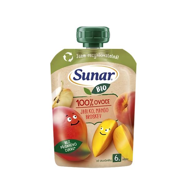 Sunar BIO Jablko mango broskev