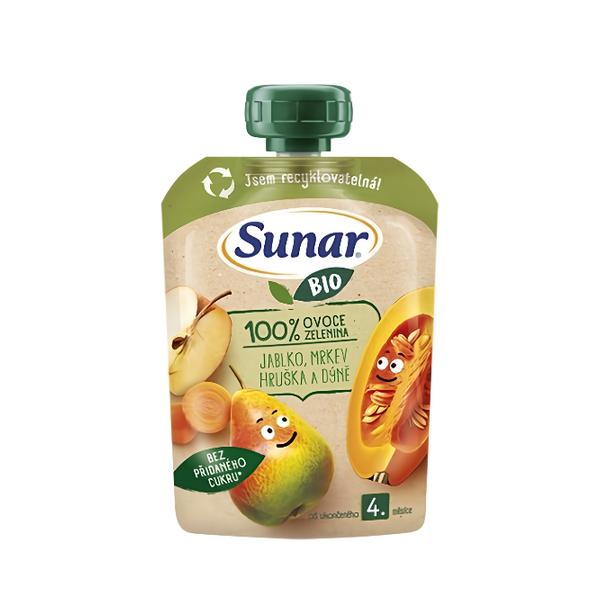 Sunar BIO Jablko hruška mrkev dýně